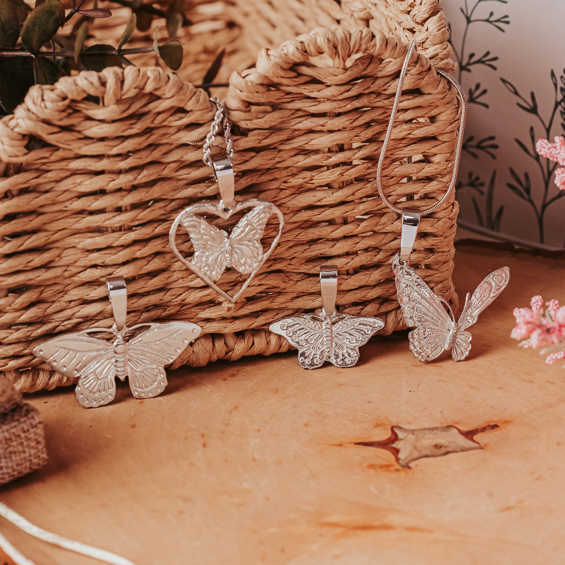 Silver Butterfly Jewelry