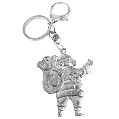 Santa waving Jewelry Gifts -Santa waving Pendant - Necklaces - Keychain - ornament