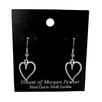 Open Heart Earrings