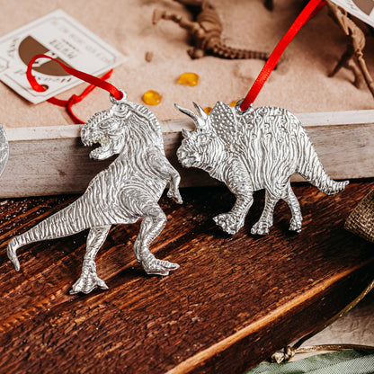 Dinosaur Gift Set of TRex and Triceratops