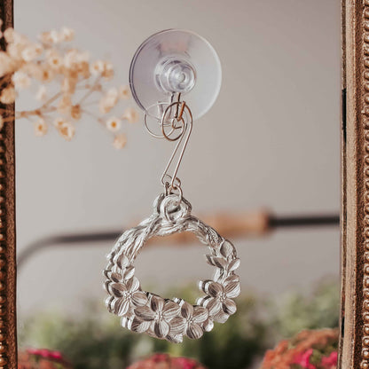 Handmade Dogwood Flower Ornament - Pewter Dogwood Gift