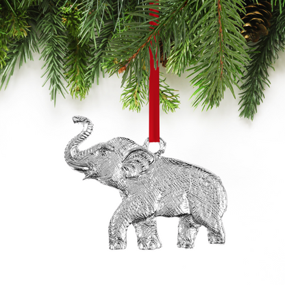 Handmade Elephant Gift - Elephant Ornament - Jungle Animal Ornament
