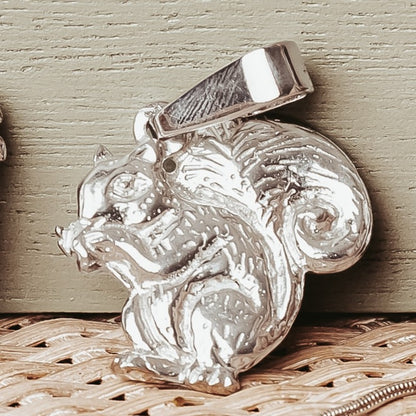 Pewter Squirrel Pendant