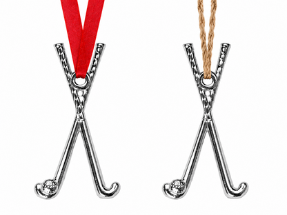 Field Hockey Ornaments Made in USA