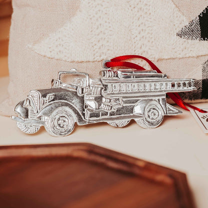 Firefighter Ornaments - Fireman - Fire Badge - Fire Truck - Fire and Rescue Gifts