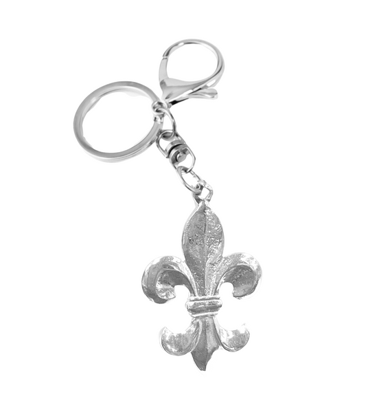 Fleur de lis keychain and bag charm