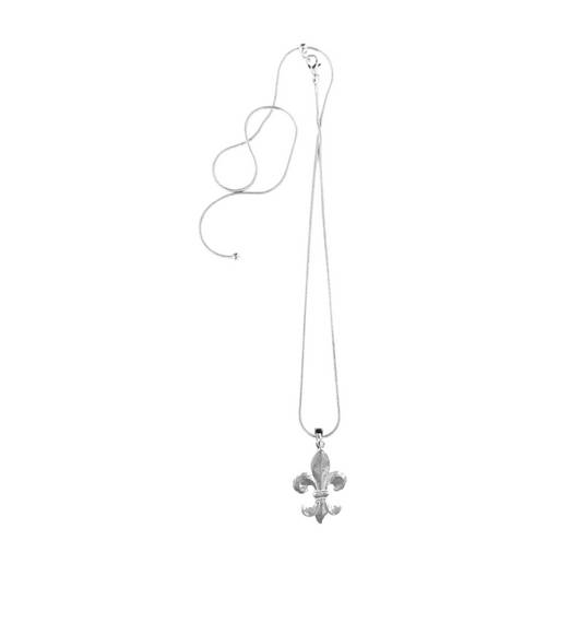 Fleur de lis adjustable necklace 