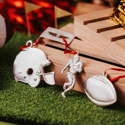 Football Player Christmas Ornament - Gift for Football Coach
