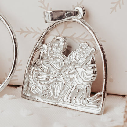 Handmade Nativity Pendant Necklaces - Religious Jewelry