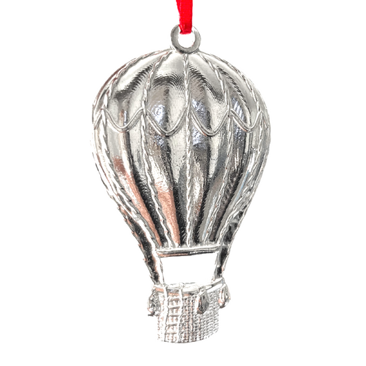 Hot Air Balloon - Red Ribbon - w