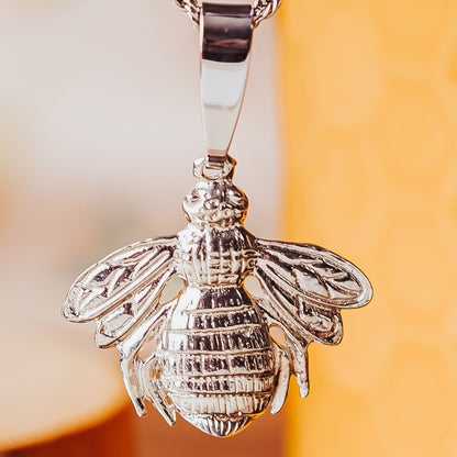 Bumble Bee Pendant Necklace