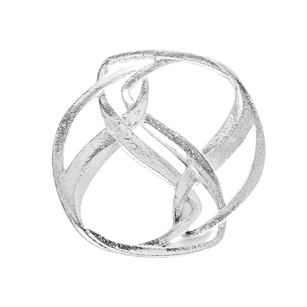 Pewter Infinity Scarf Ring