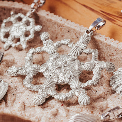 Large Snowflake Shell Jewelry