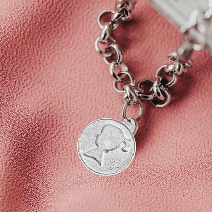 Little Girl Silver Charm Bracelet