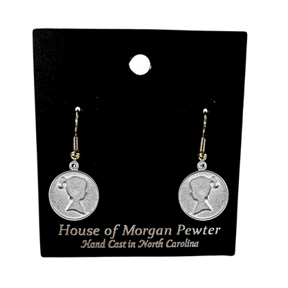 Little Girl Face Earrings for Mother's Day Gift