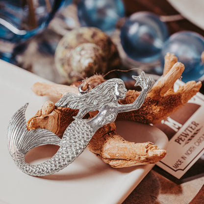 Mermaid Gift - Mermaid Ornament - Swimming Mermaid