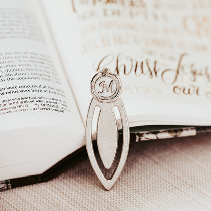Metal Bookmark with Initals