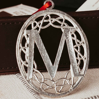 Custom Monogram Ornament - Initial Gift