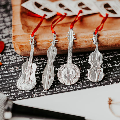 String Music Instrument - Music Instrument Christmas Ornaments