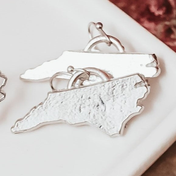 North Carolina State Outline Gifts - Earrings - Pendants - Necklaces -  North Carolina Jewelry