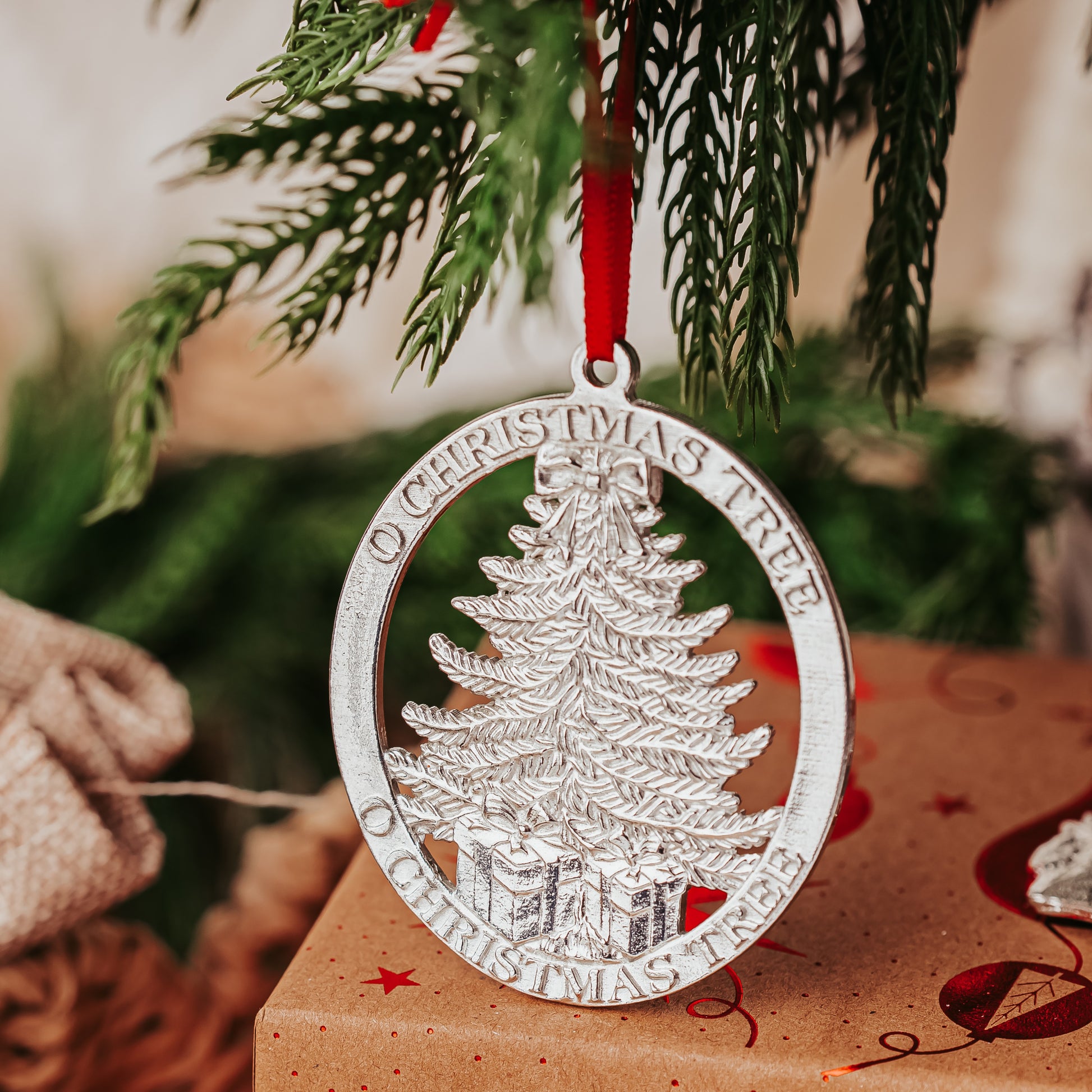 O Christmas Tree Pewter Ornament - House of Morgan Pewter