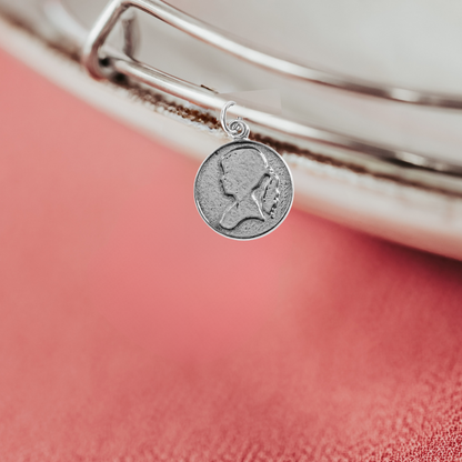 Older Girl Pewter Charm Bracelet 