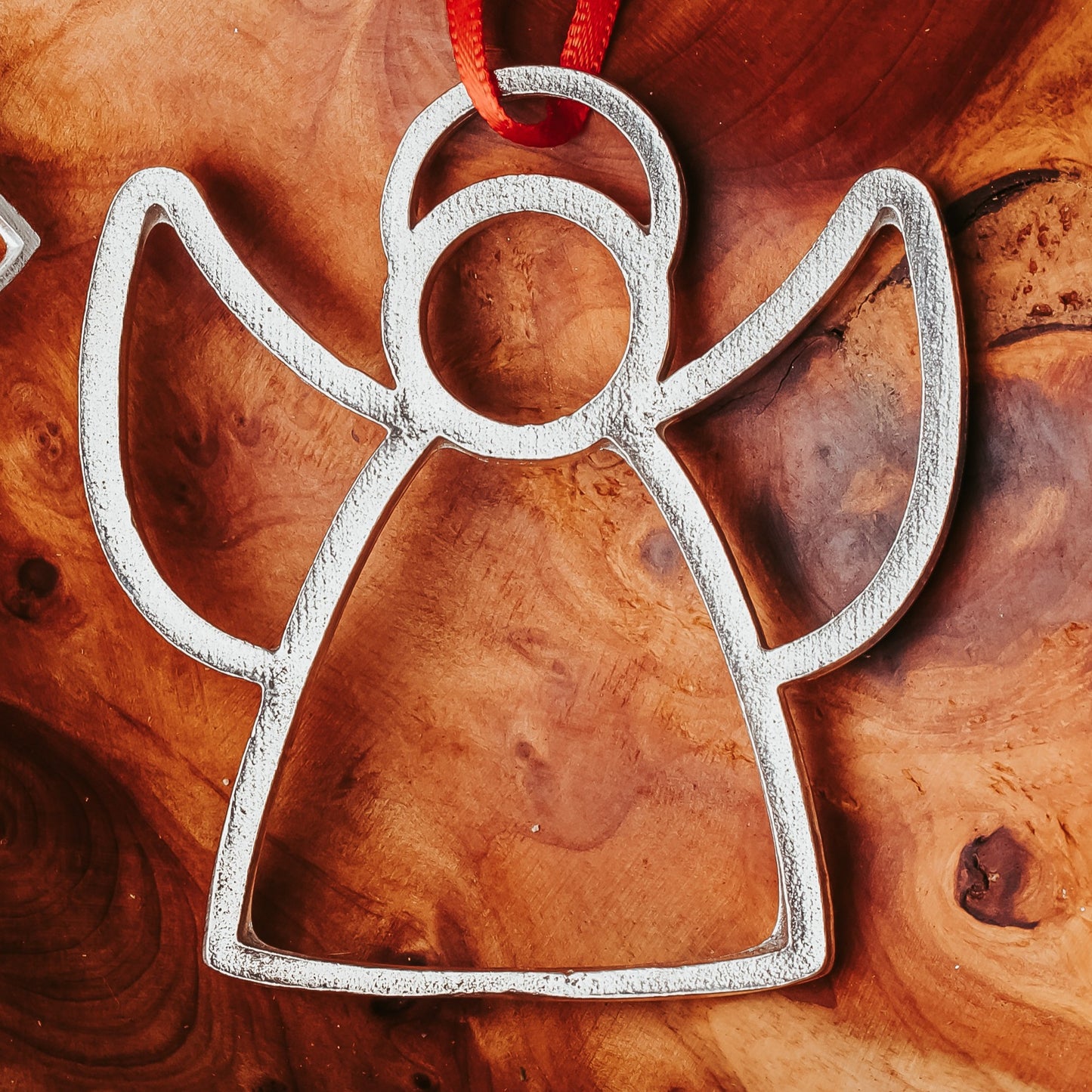 Angel Pewter Ornament - Handmade Guardian Angel Gifts