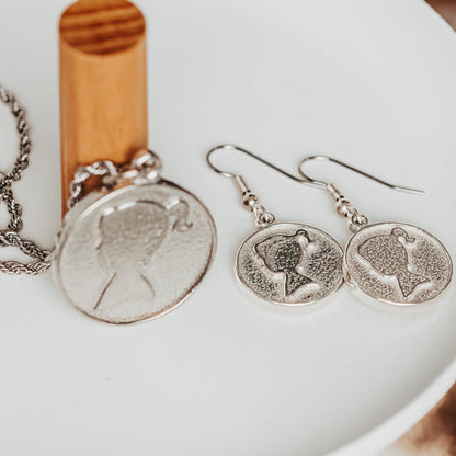 Young Girl Profile Gifts - Little Girl Silhouette Jewelry
