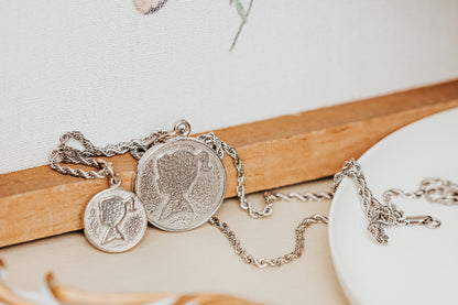 Young Girl Profile Gifts - Little Girl Silhouette Jewelry