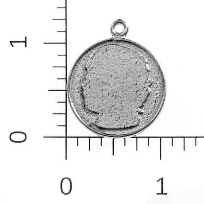 Small baby Pewter Pendant