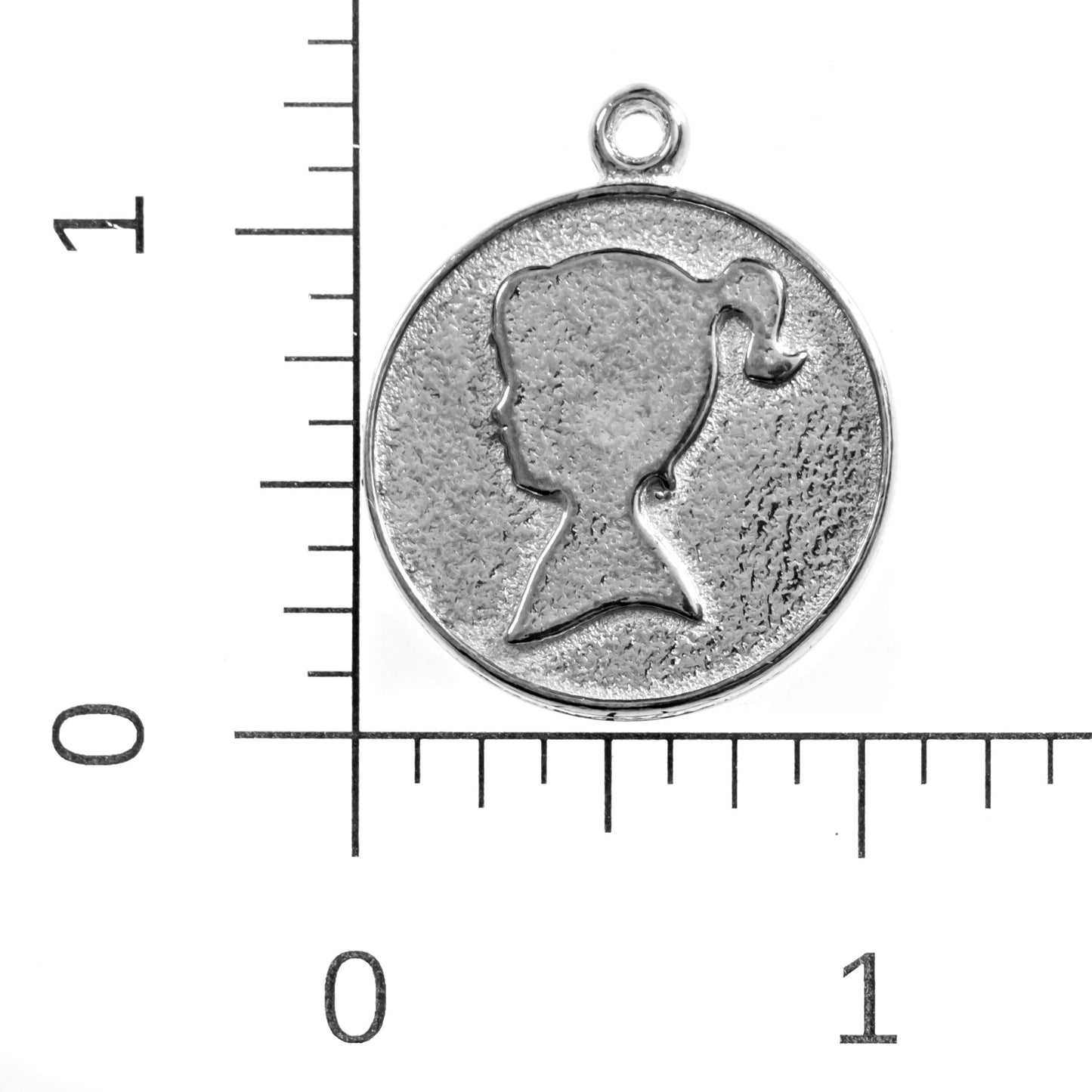 Small Girl Pewter Pendant