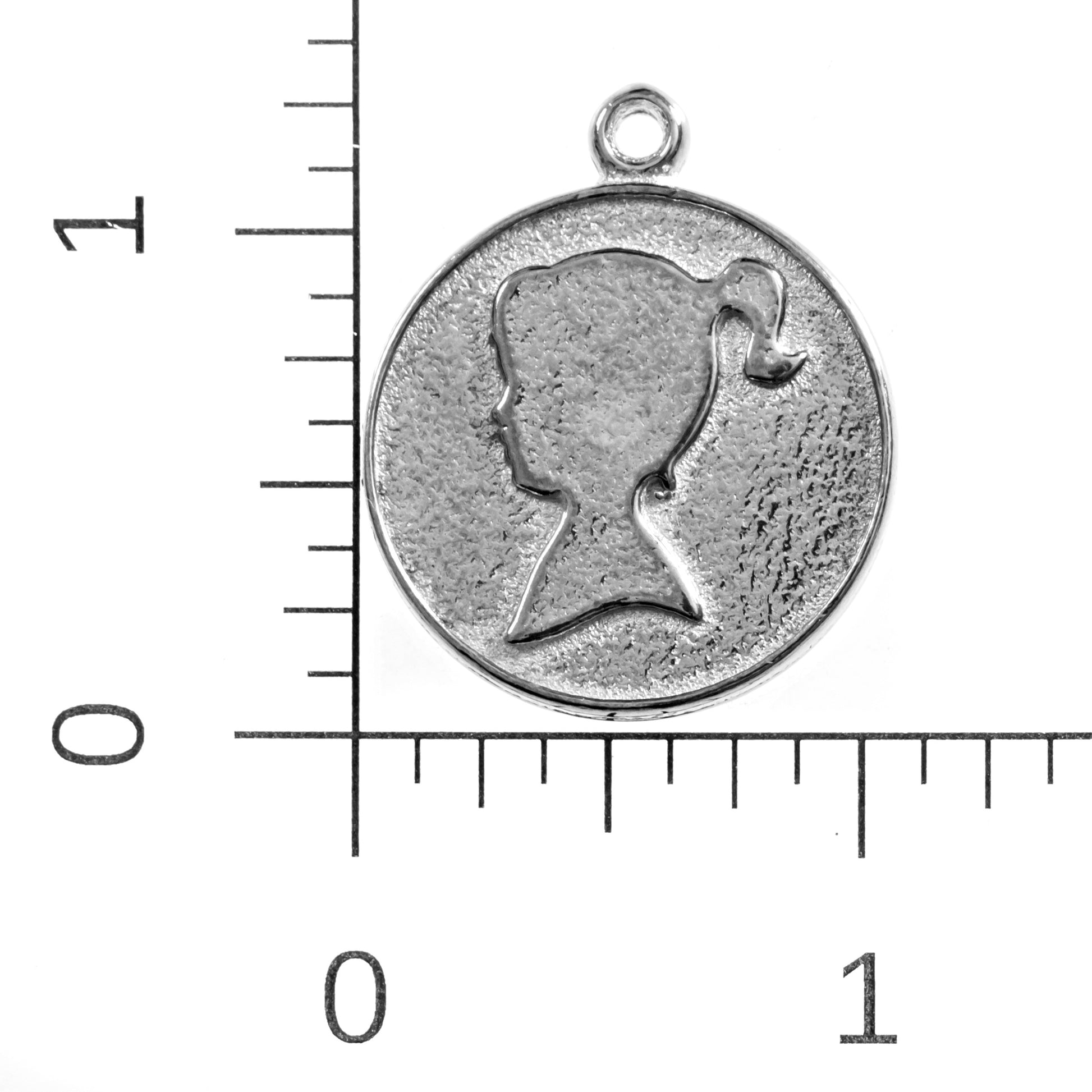 Small Girl Pewter Pendant