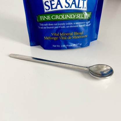 Vintage Pewter Salt Spoon - Mini Spoons - Spice Spoons