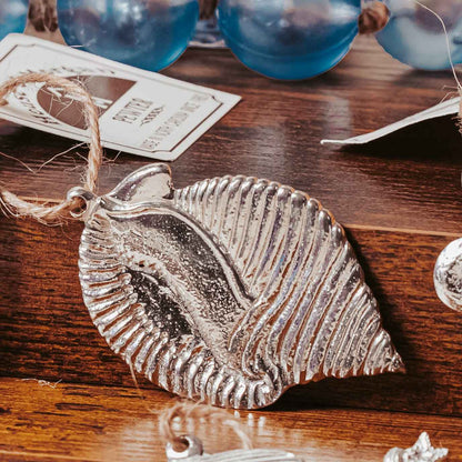 Handmade Scotch Bonnet Shell Gift - Seashell Christmas Ornament