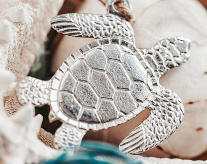 Sea Turtle Ornament - Turtle Gifts - Nautical Home Decoration