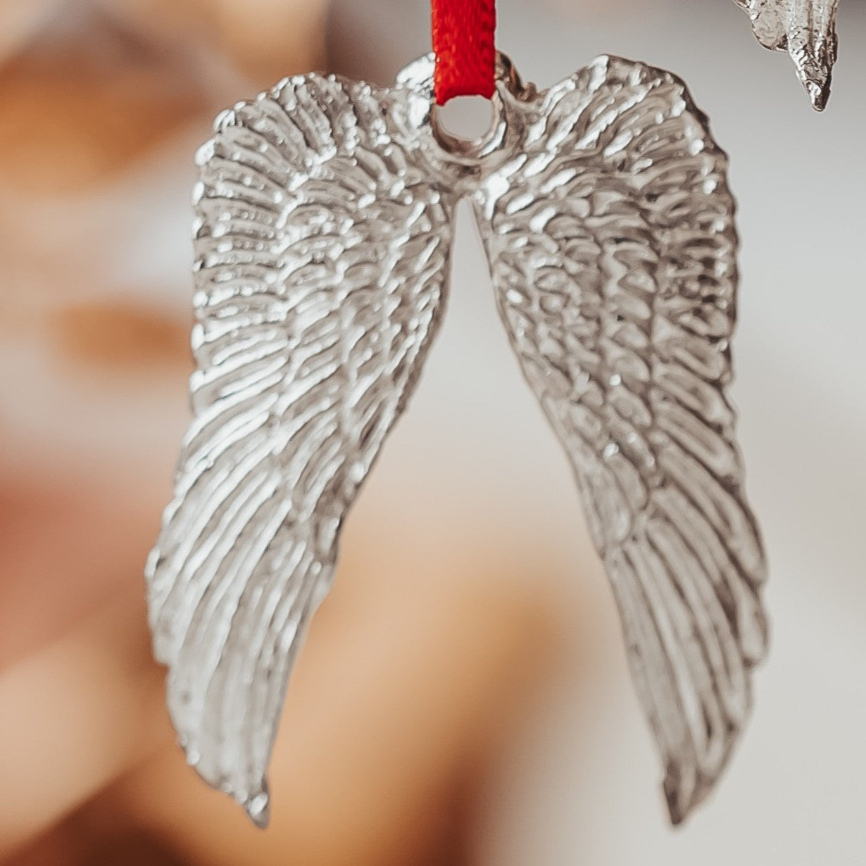 Angel Pewter Ornament - Handmade Guardian Angel Gifts