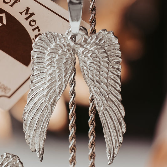 Angel Pendant and Necklace Options - Handmade Angel Pewter Jewelry