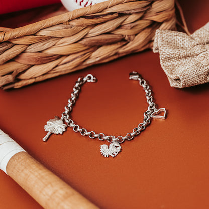Home State Charm Bracelets - South Carolina - North Carolina - Tennessee - Custom Option