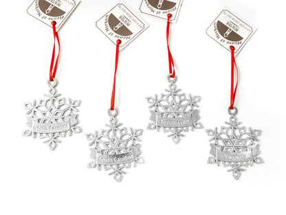 State Snowflake Ornament 
