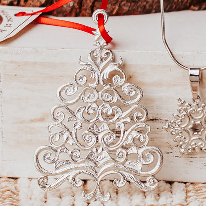 Handmade Christmas Tree Ornaments - Christmas Tree - Pewter Tree Gifts