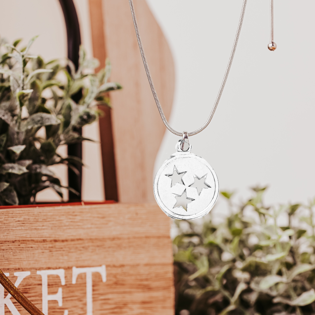 Tennessee Tristar - Coin - Jewelry - Necklace - Pendant - Keychain