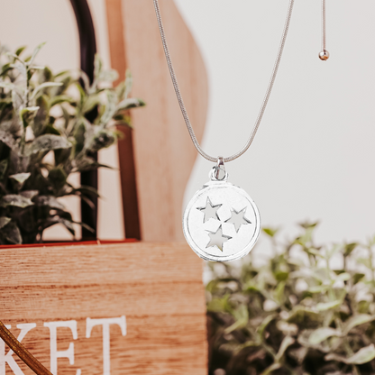 Tennessee Tristar - Coin - Jewelry - Necklace - Pendant - Keychain