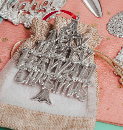 Hawaii Gift - A Very Merry Hawaii Christmas Ornament