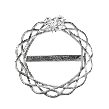 Silver Gamecock Scarf Clip