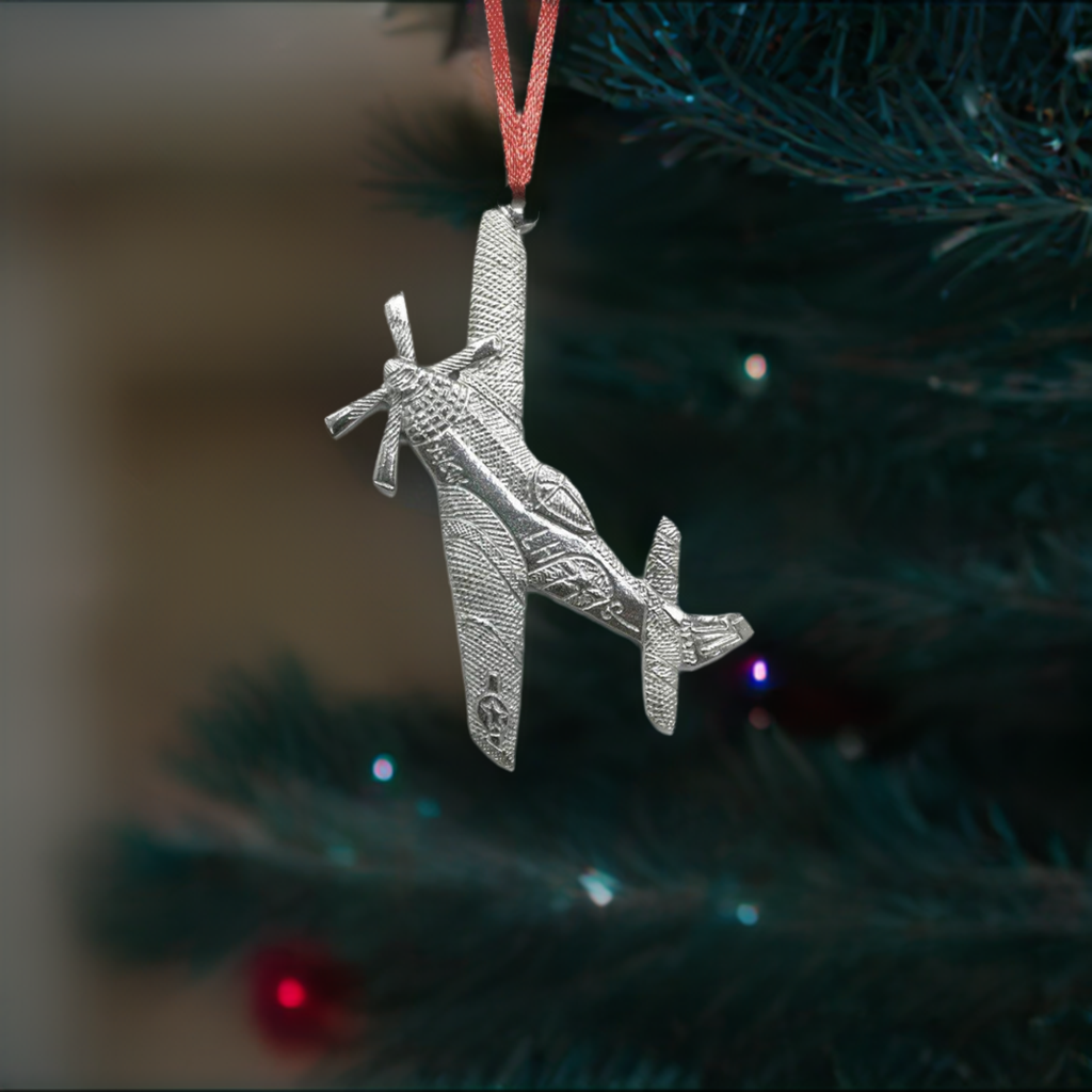 Airplane Christmas Ornament - Pilot Gift