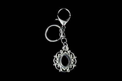 Custom Monogram Keychain and Bag Charm - Letter Initial Gifts
