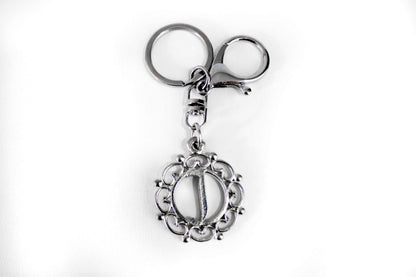 Custom Monogram Keychain and Bag Charm - Letter Initial Gifts