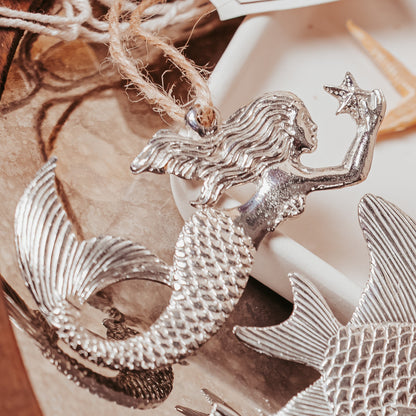 Mermaid Gift - Mermaid Ornament - Swimming Mermaid