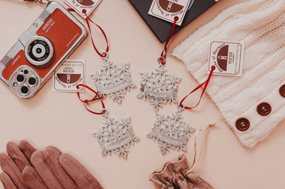 State Snowflake Christmas Ornaments