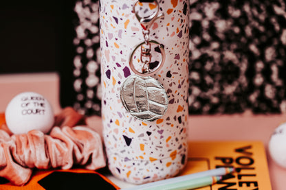 Silver Pewter Metal Volleyball Jewelry Top Gift Ideas - House of Morgan Pewter